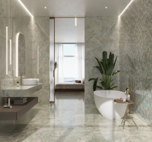 Плитка Kerama Marazzi Сен-Тропе зеленый светлый глянц. рект. (60х119,5) арт. KM6012B0360R